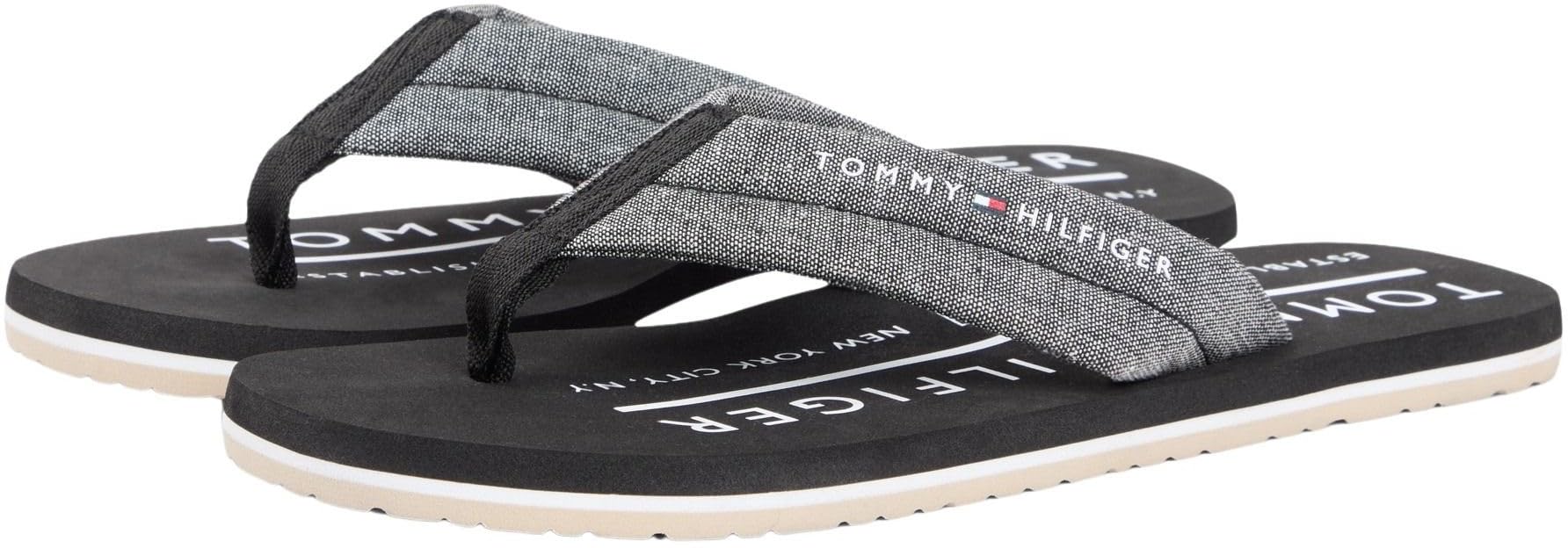 Tommy Hilfiger Hilfiger Chambray Beach Sandal Fm0fm05751 DiapositivesHomme