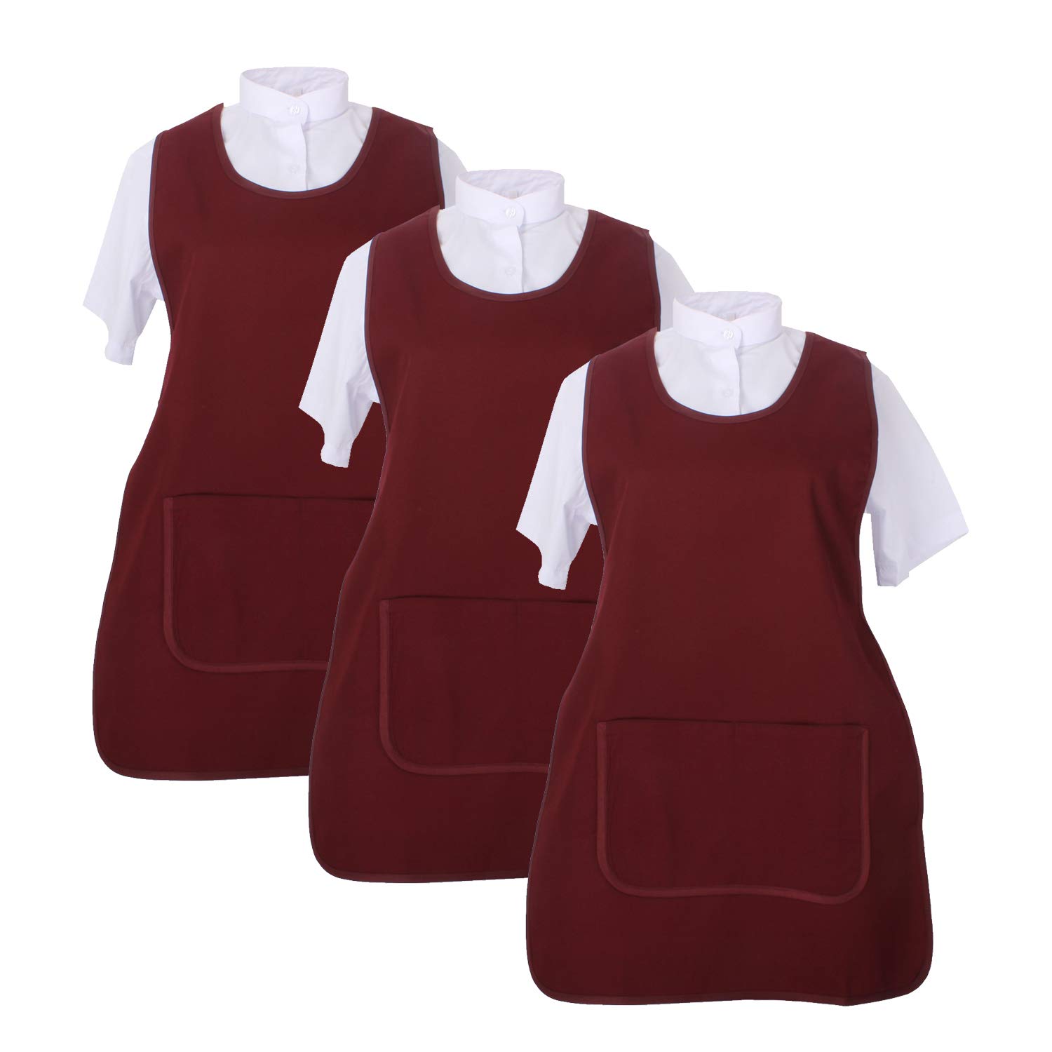 MISEMIYA - Pack*3 szt - Fartuch Jednolite Czyszczenie Pracy CLINICA MEDYCZNE Czyszczenie Weterynaryjne Hostelaria- Ref.868, Zielony 21, L