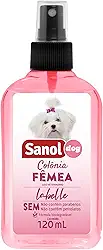 Sanol Dog Colônia Para Pêlos De Cães Fêmea 120 Ml Rosa