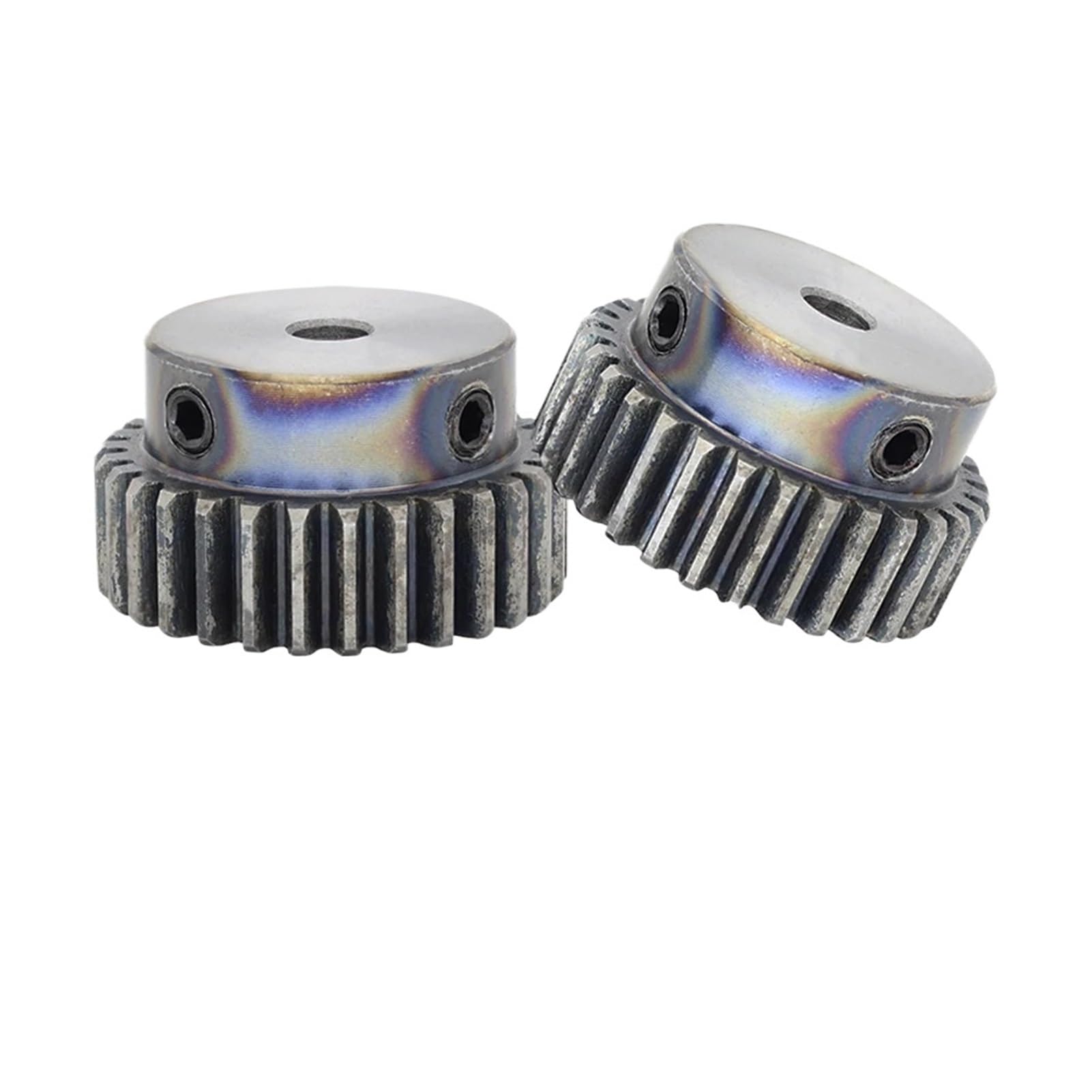 Stirnradgetriebe, 1 Stück, 1M30T Bohrung, 5/6/6,35/7/8/10/12/12,7/14/15/16/17 Mm, Motorgetriebe, Kohlenstoffarmer Stahl(1M30T (Bore 7 mm))