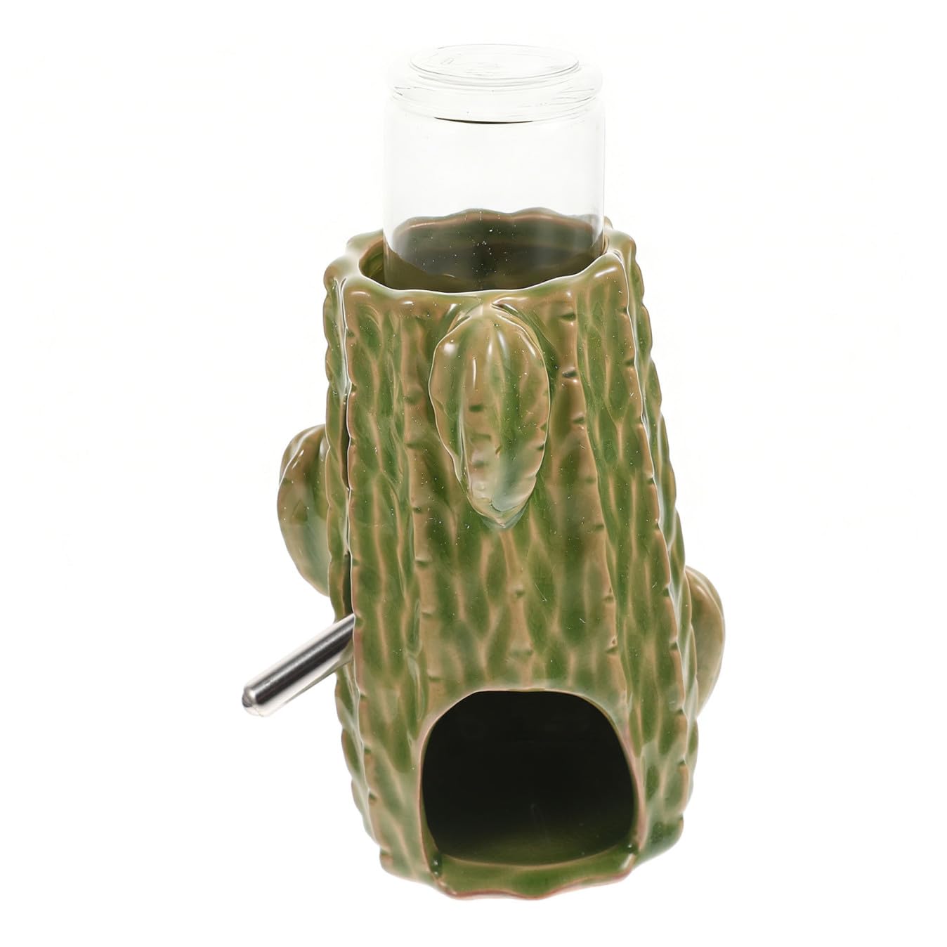 Hamster Wasserflasche mit Keramikhalter Verstellbarer Trinkflaschenständer für Kleine Haustiere Wie Hamster Chinchillas Meerschweinchen und Mäuse Auslaufsicher und Praktisch