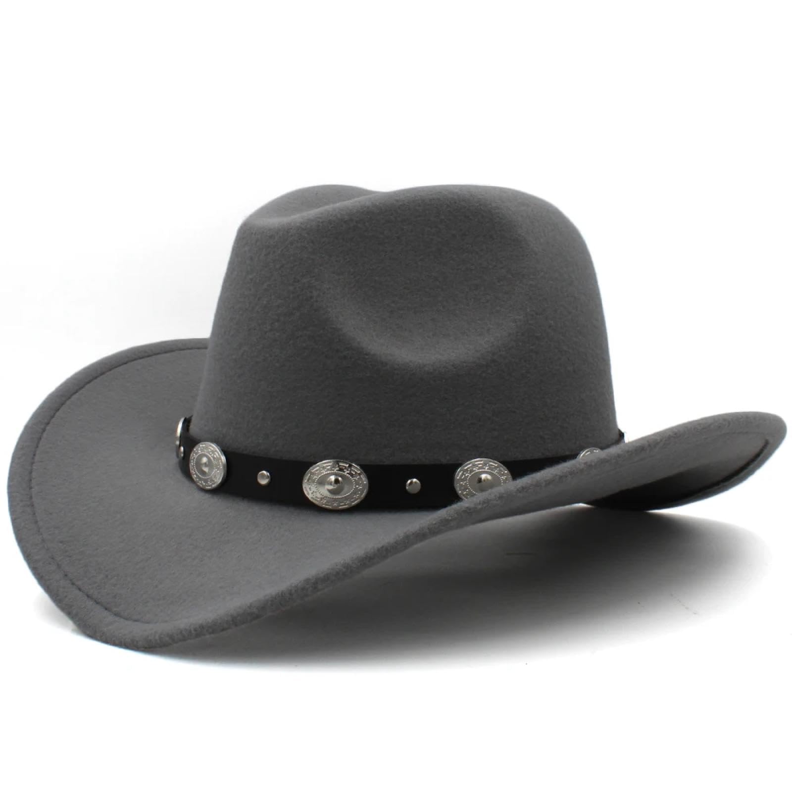 CLoxks Sombreros Cowboy Padre-Hijo Hombres Mujeres Niños Sombreros De Vaquero Occidental ala Ancha Sombreros para El Sol Fiesta De Viaje De Jazz