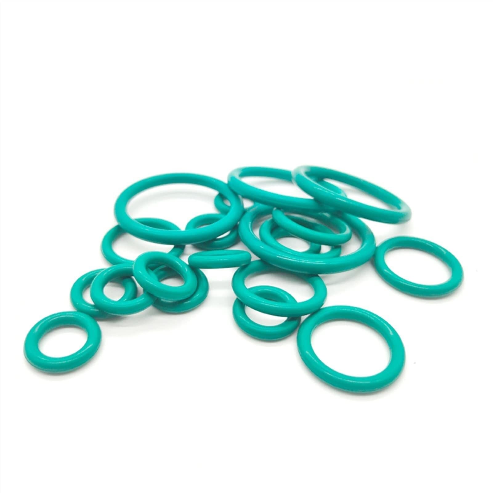 Joint d'étanchéité en Silicone vert, 5 pièces, pièces de quincaillerie, M82x7mm, rondelle en caoutchouc étanche, joint torique,Matériau Fiable