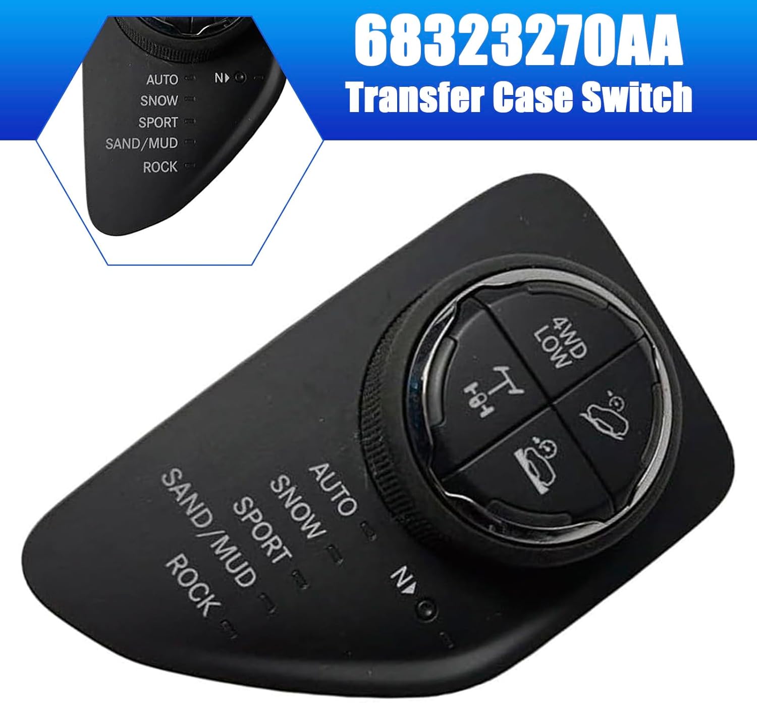 Transfer Case Switch 68361448AA 68323270AA for Jeep Cherokee 2.4L 3.2L 2014-23