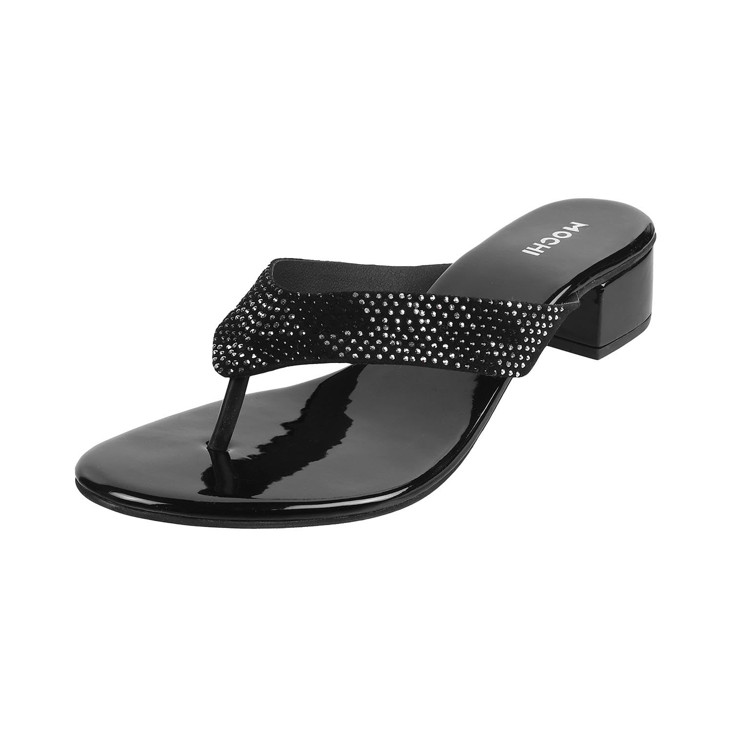 Mochi Women Black Block Heel Fashion Sandal UK/6 EU/39 (35-53) (B0CQHFVL1Z) Amazon Price History, Amazon Price Tracker