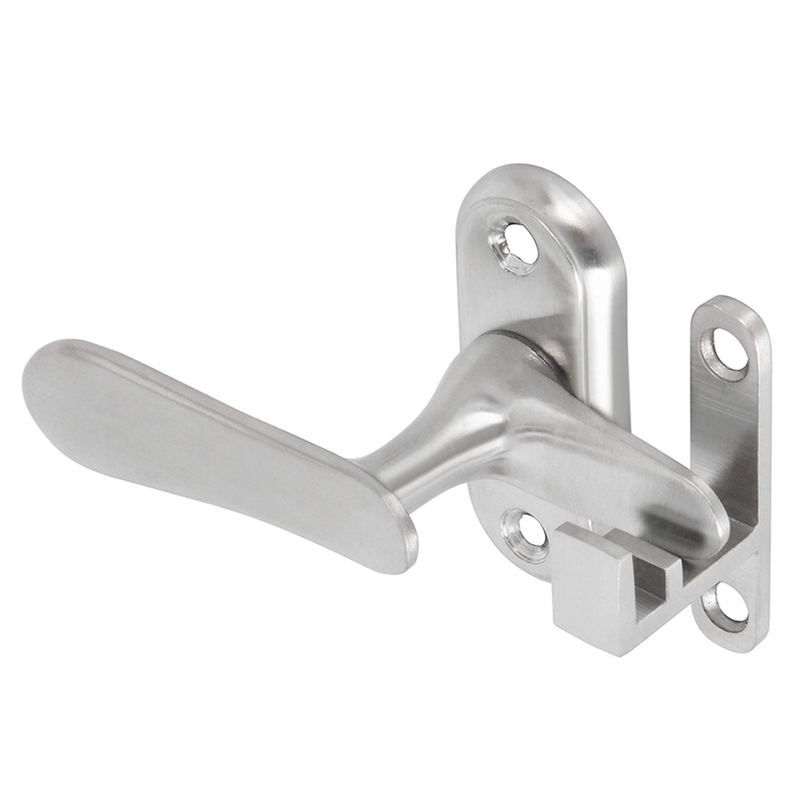 Mooche Swing Window Latch 3.5'' x 2.4'' SUS304 Window Locks & Latches Stainless Steel Brushed Steel, MMS7003