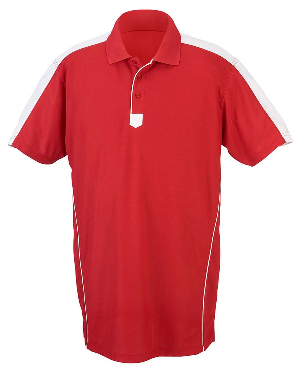 Chestnut Hill CH355 Men's Piped Technical Performance Polo