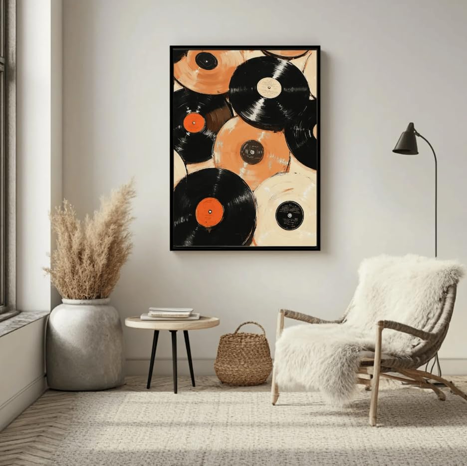 Tableau mural éclectique THeirmoN pour habiller un mur vide sans cadre visible