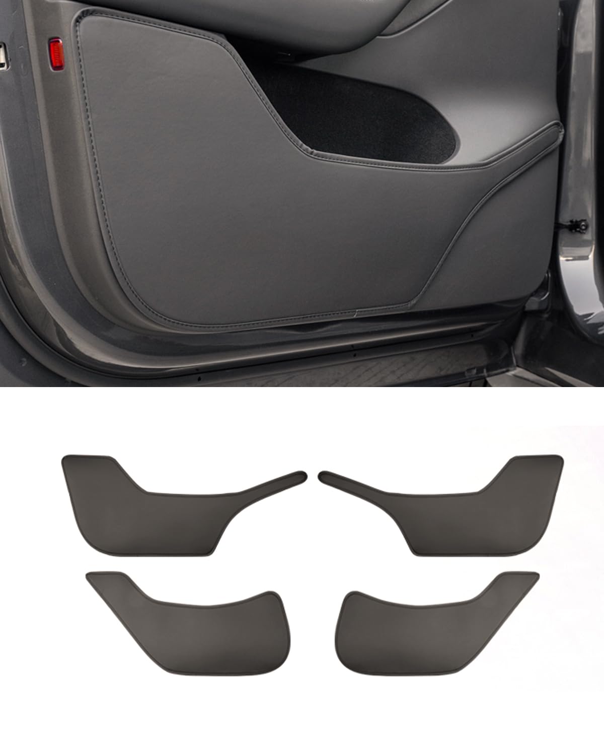 Photo 1 of YOKOOHITECH Car Door Anti Kick Pad Set for Tesla Model Y (2021-2024)