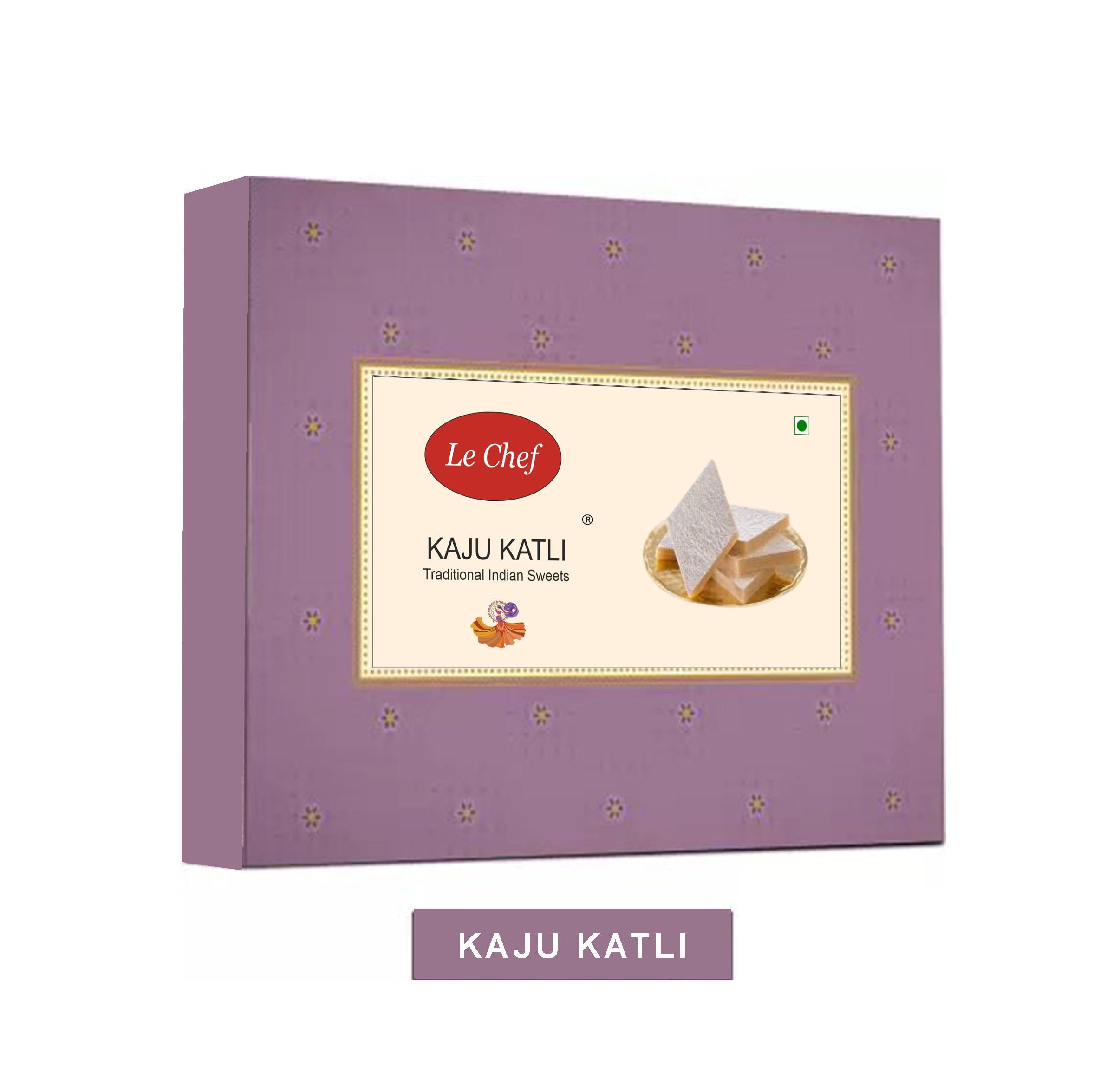 Le Chef Premium Kaju Katli 200 gm | Indian Sweet | Best For Festival (200 gm)