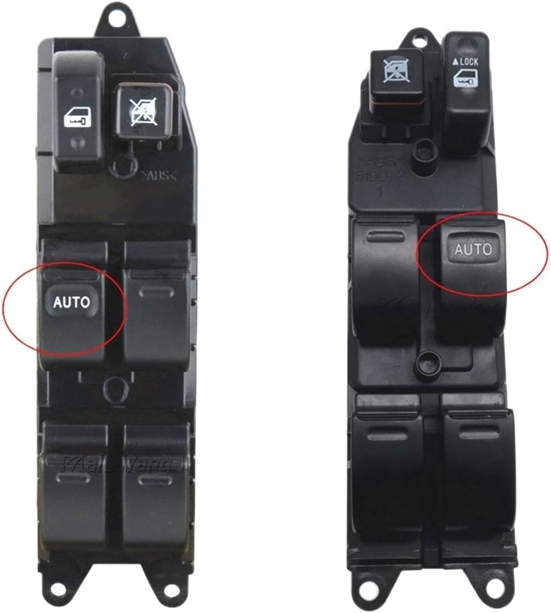 LHD/RHD Power Window Master Switch 84820-12470 84820-12480 Compatible with Toyota Corolla NZE120 ZZE121 ZZE122(Right Hand Drive)