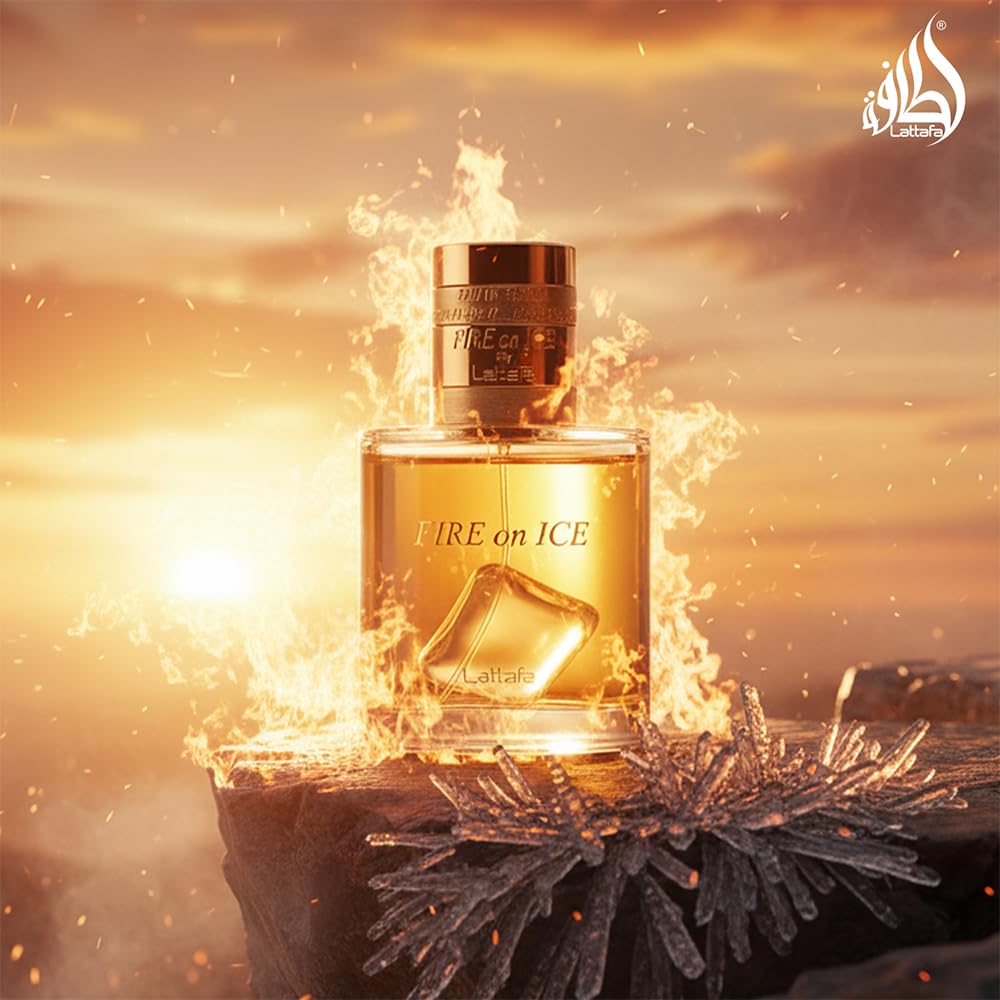 Lattafa FIRE on ICE 香水 100ml (ユニセックス) Amazon.com : Lattafa Fire On Ice – Fruity, Spicy, Woody, Ambery