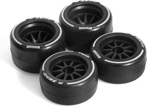 4PCS Durable RC Car Tire Wheel RC Replacement Parts for Tamiya 1/10 F1 RC Racing Car