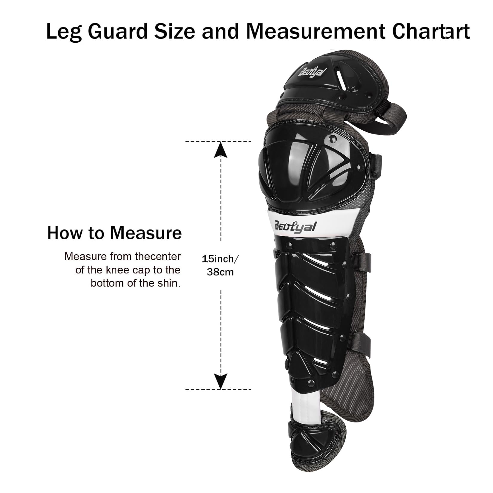Parastinchi da baseball Softball Catcher per adulti, 41 cm, nero