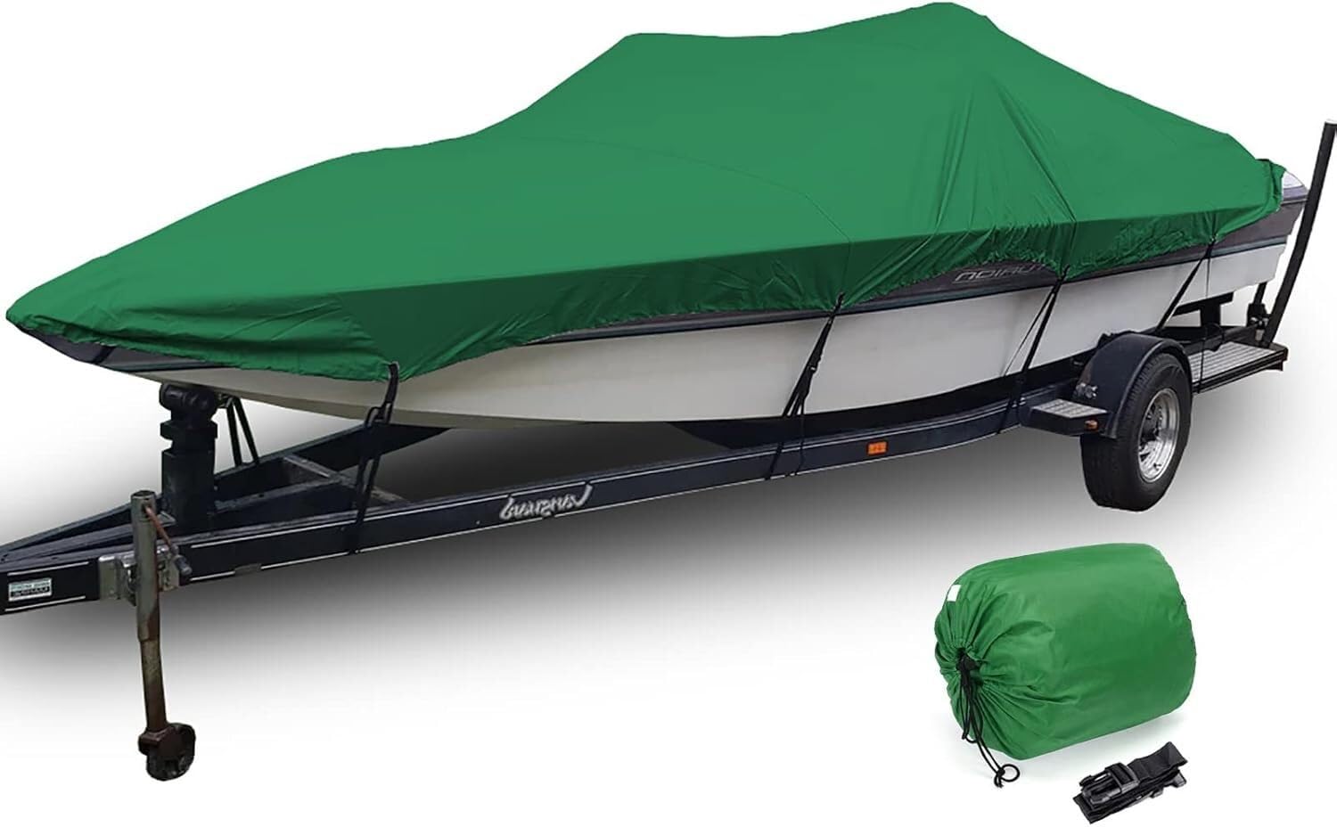 Bâche bateau 21-24ft imperméable : housse de protection coque en V en tissu Oxford