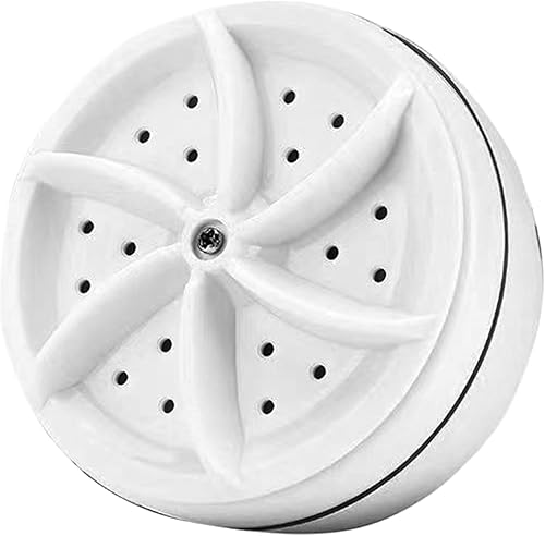 Mini lavadora portátil con motor turbo y luz azul, IPX7 impermeable con apagado automático para viajes, calcetines, ropa interior, limpieza de ropa