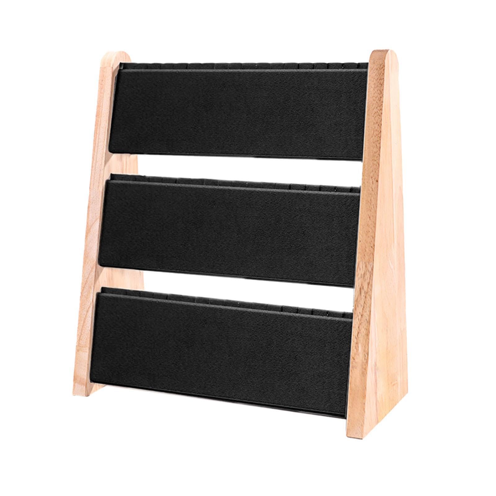 Espositore per collane, splendido espositore per gioielli, elegante artigianato in velluto, legno, per mantenere organizzati i gioielli, per riporre