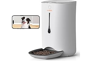 Wopet Automatic Cat Feeder with Camera, Voice and Video Recording