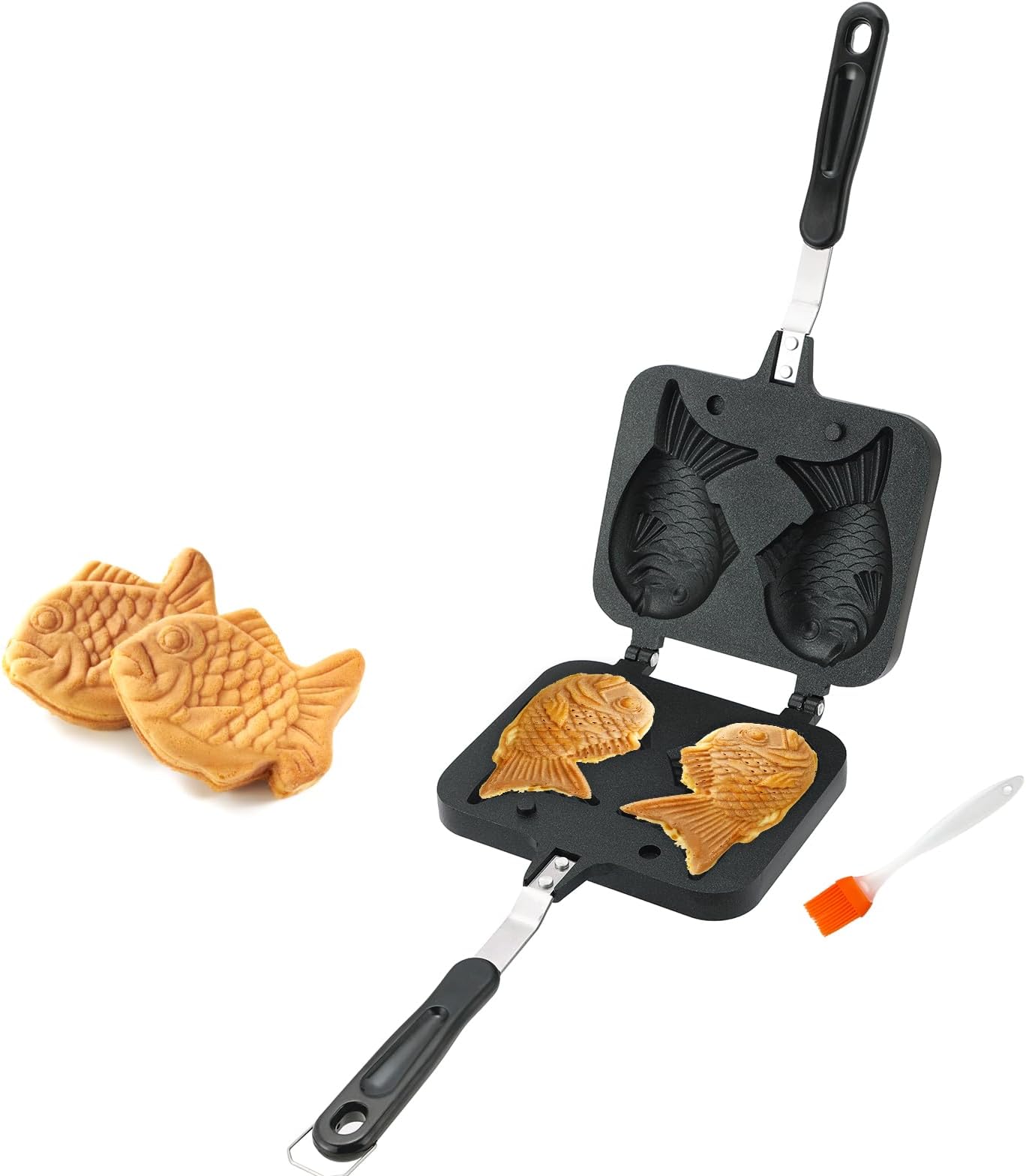 Yaegoo Taiyaki Fishshaped Cake Pan Cake Pan Bread Maker