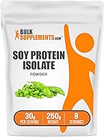 Vista 9 de BulkSupplements. com Polvo aislado de proteína de soja, proteína vegana en polvo, proteína de soja, polvo de proteína sin sabor, proteína