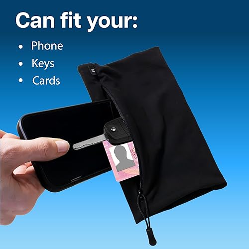 Miniatura 3 de MMOBIEL Soporte para teléfono para correr, elástico, tamaño M, brazalete de hasta 8 a 12 pulgadas de circunferencia de brazo, brazalete deportivo