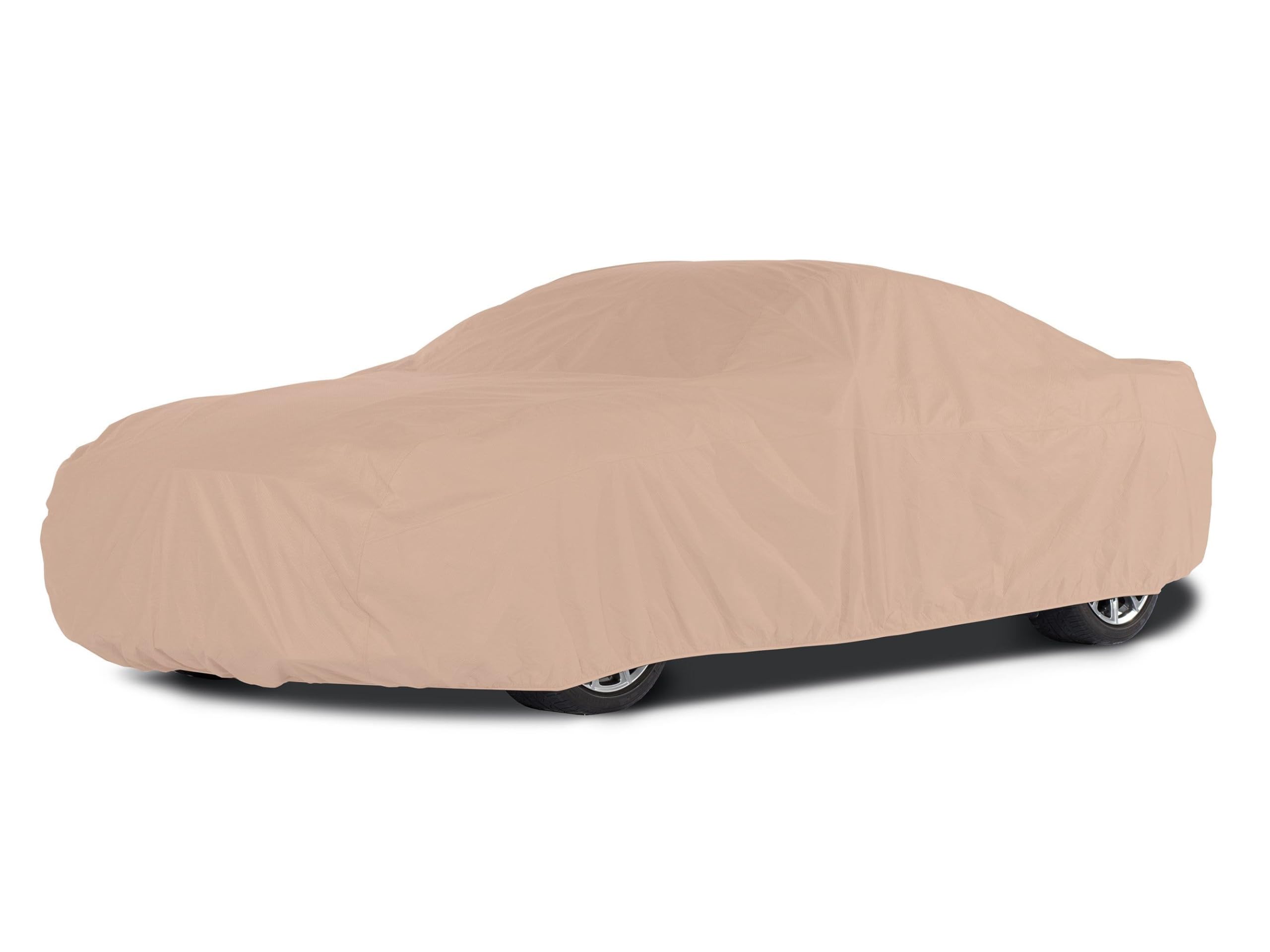 Covermates Contour Fit Car Cover - 3-Layer Construction, Mesh Vent, Elastic Hem, Vehicle Covers, Beige