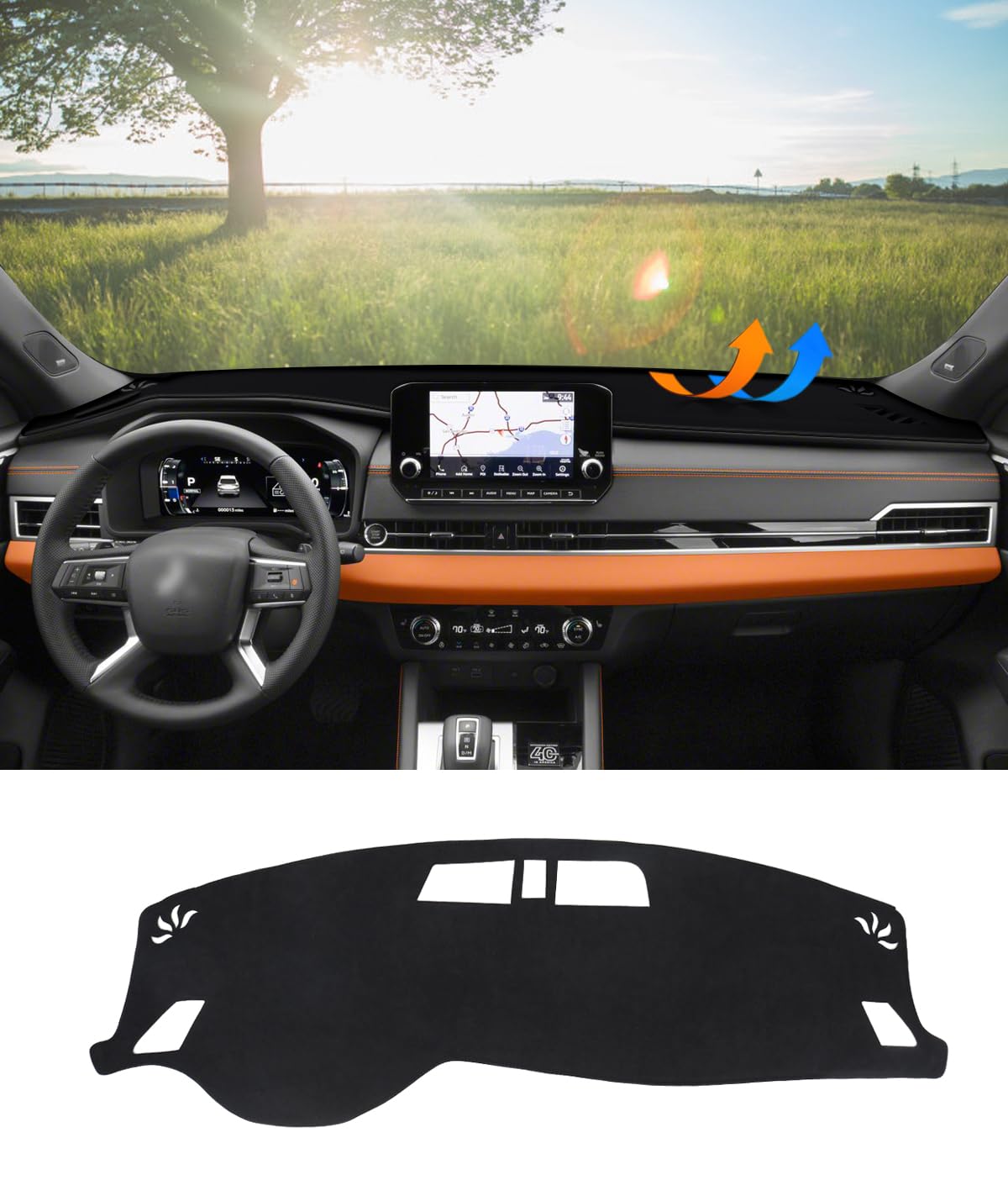 PREDUCTS DASHBOARD  Matte Black幅120cm PREDUCTS DASHBOARD Matte Black幅120cm