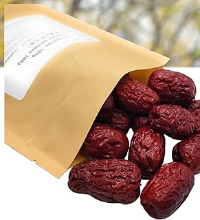 Herbal Cure - Jujuba Dried Jujube Red Dates (with Pit) - 300g 新疆有核鲜红枣 - Fresh & Delicious Red Dates - Product of China