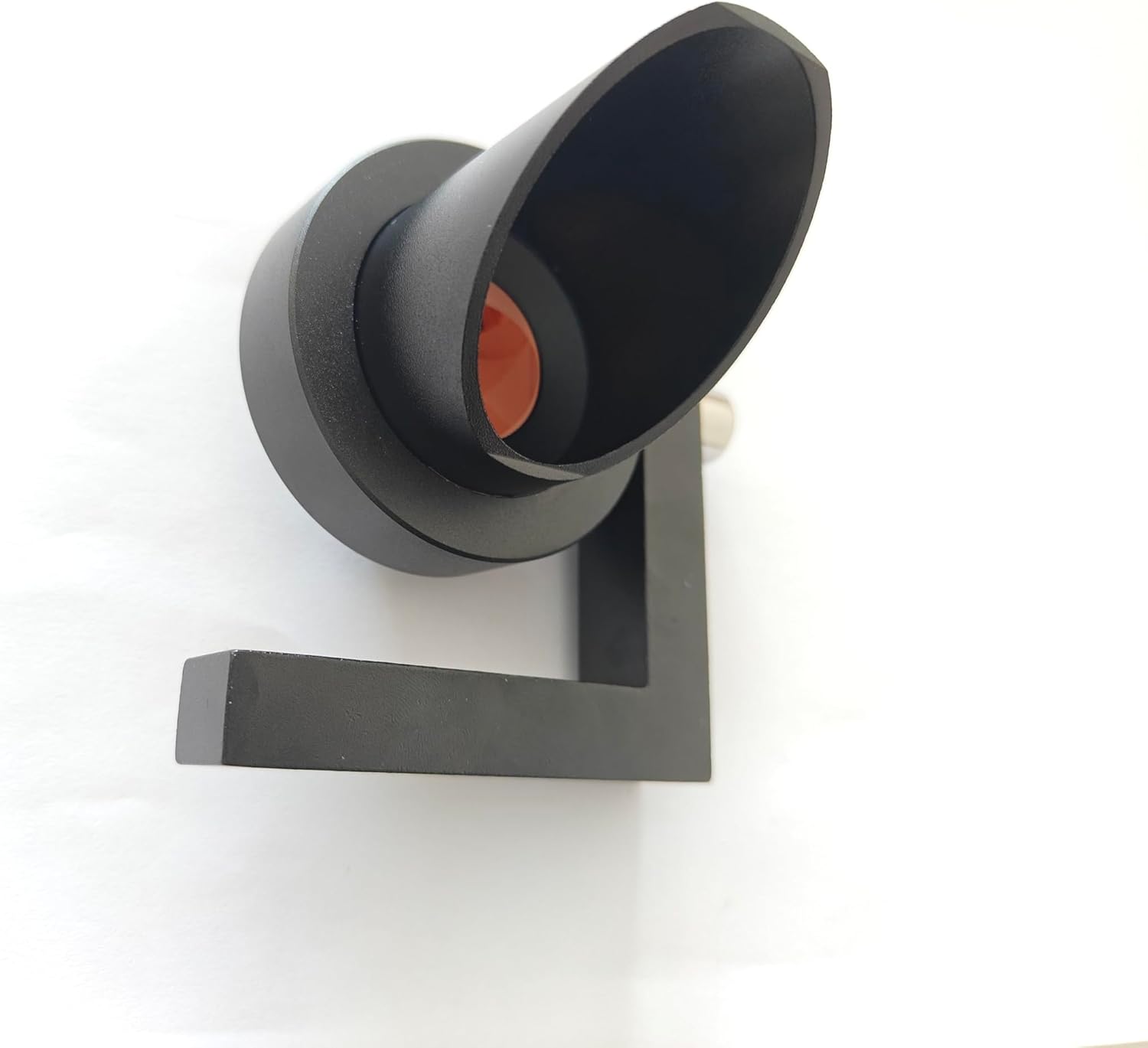 Optical Glass L-Bar Survey Monitoring Prism with Rain Shelter, Round Shape, Polyethylene Construction, for Total Station Mini Prism Bar