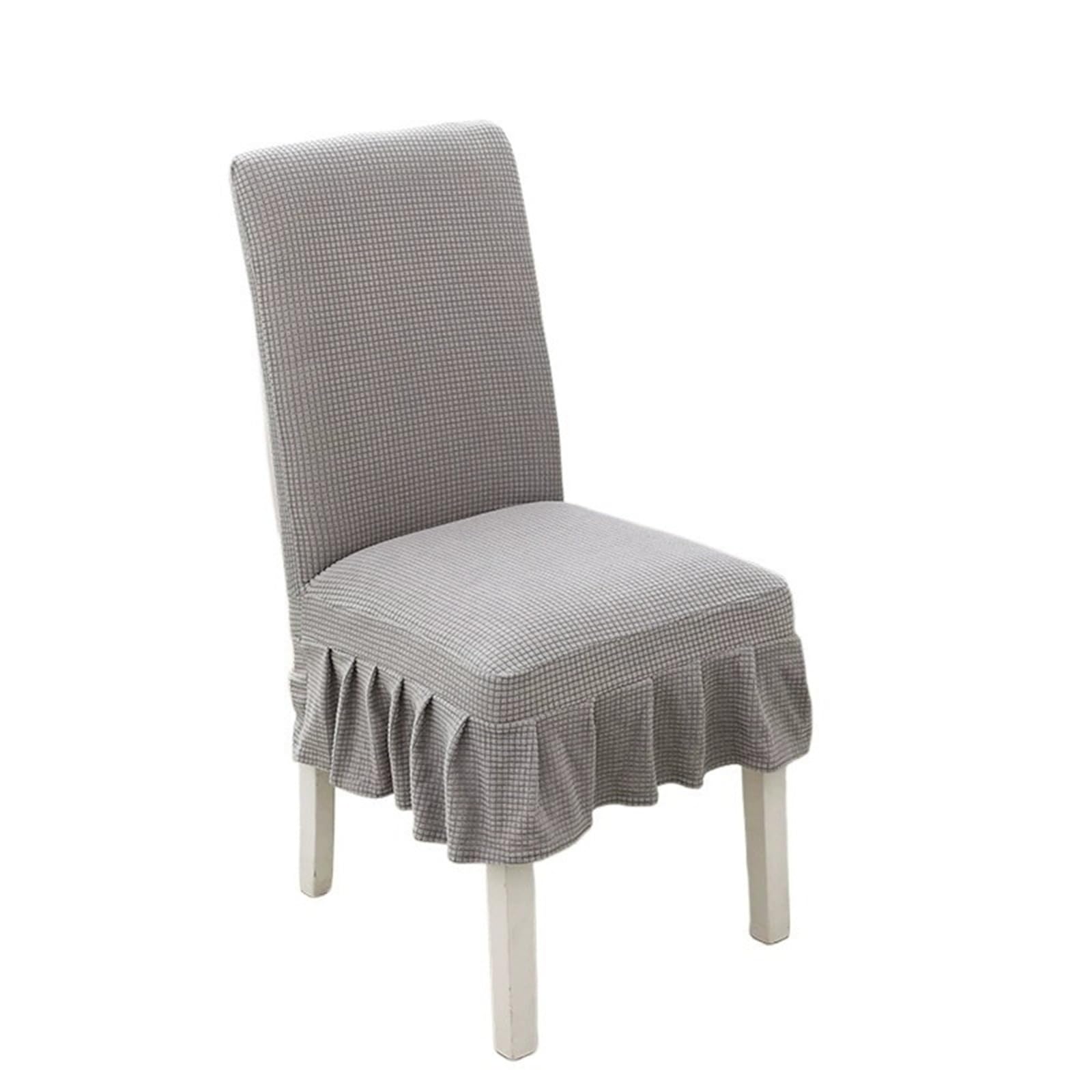 ECPGPMDLDT Chair Covers Stretch Kitchen Dining Room Chair Covers Removable Washable Dining for Conferences Family Dining Wedding Banquets(A,8pcs)