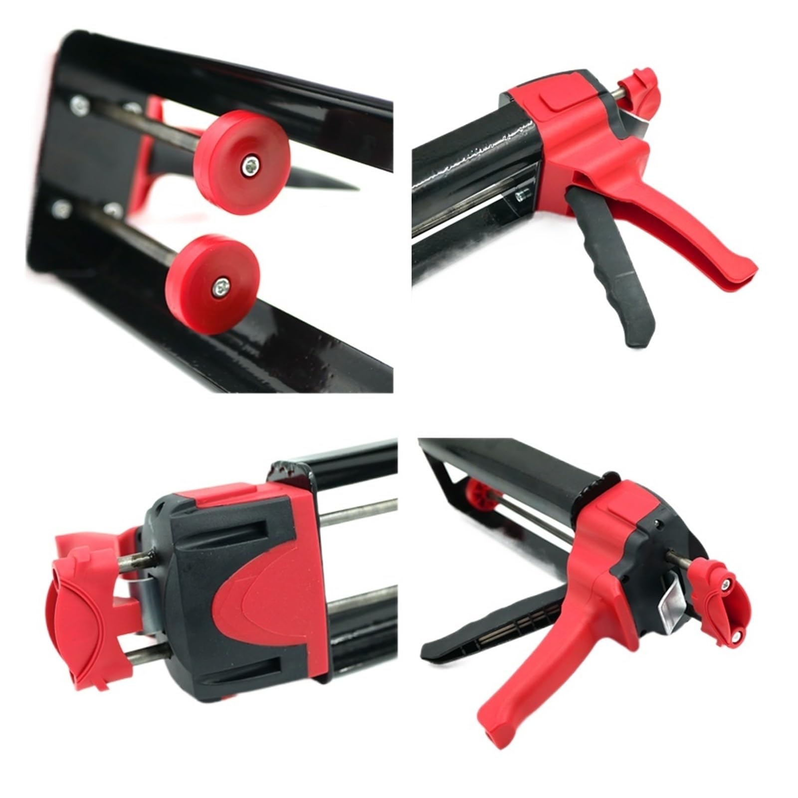 Pistola de calafateo eléctrica Ajustable de Mano Pistola de Cartucho de calafateo de Doble componente de 650 ml Aplicador de Pistola de Cartucho de Dos componentes