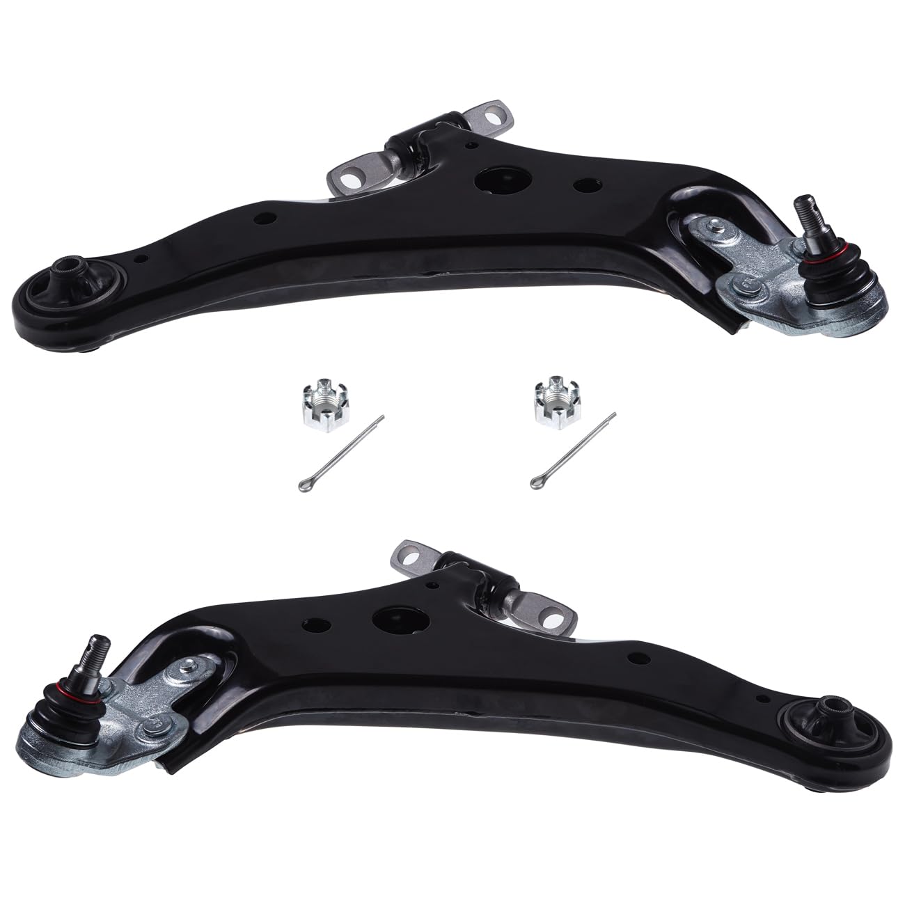 K622944 K622945 (Pair) Front Lower Control Arm and Ball Joint Assembly Compatible With 2008-2019 To-yota Highlander,09-16 Venza /2010-2022 Le-xus RX350 RX450h [# 48068-0E050 48069-0E050]