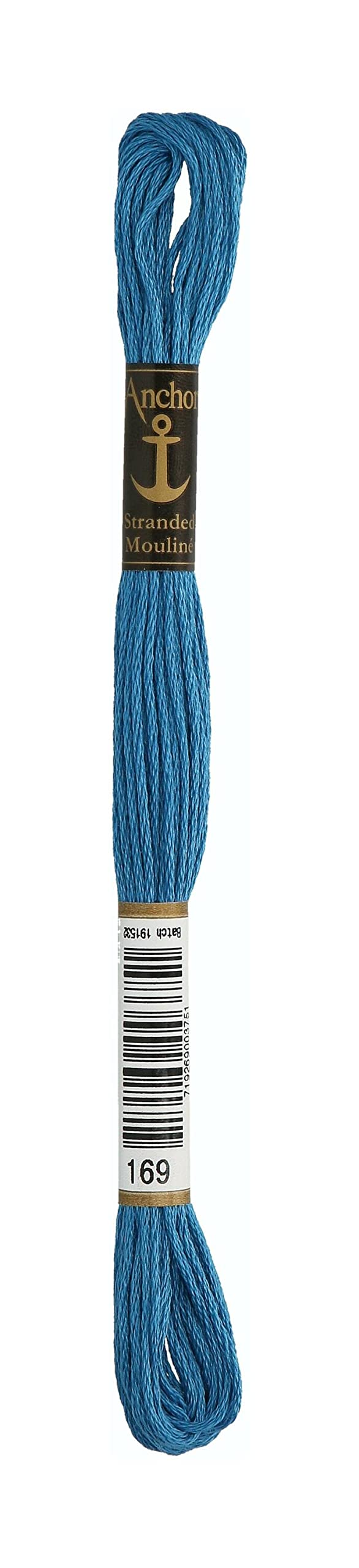 Anchor Six Strand Embroidery Floss 8.75 Yards-Surf Blue Medium (Pack of 12)