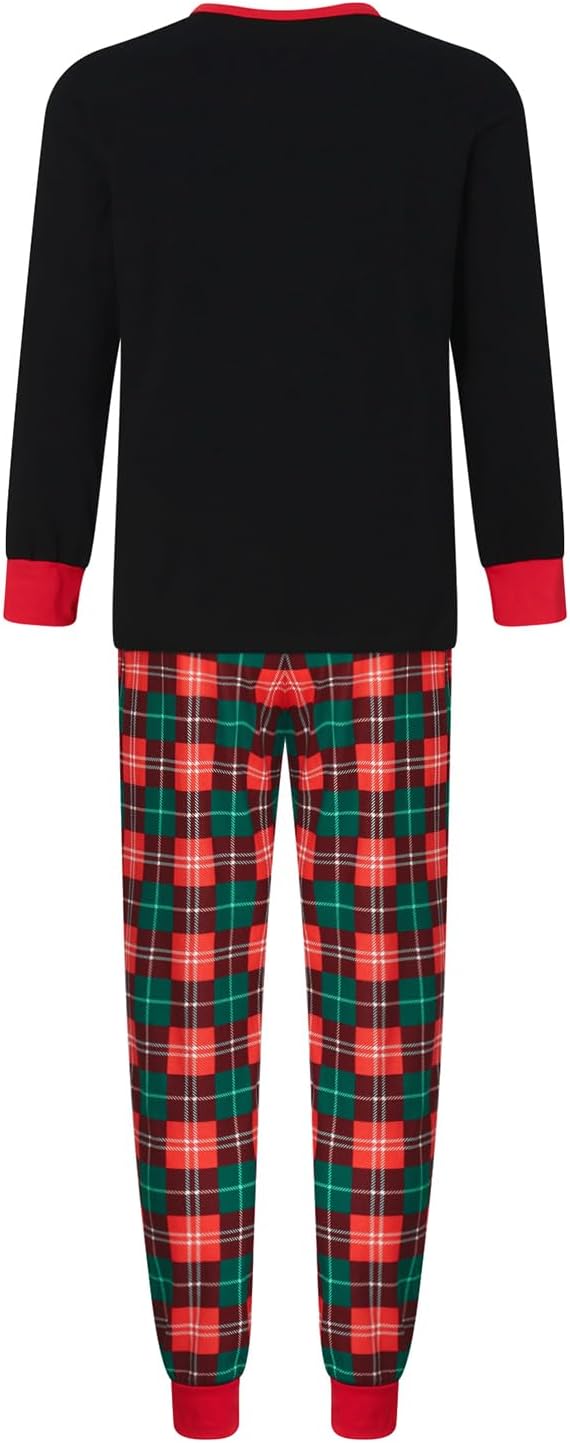 One opening Family Christmas Pjs Matching Sets Soft Couple Christams Pajamas Set Sleepwear Xmas Homewear Christmas Outfits - Image 4