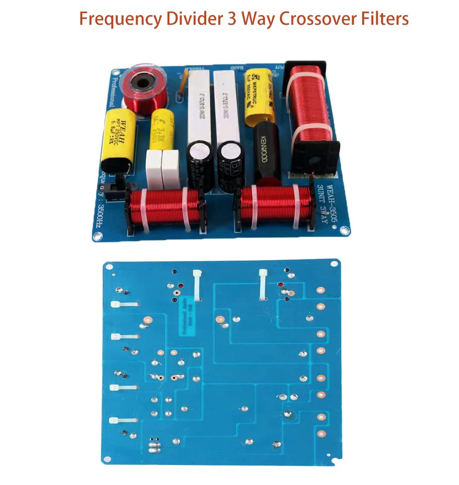 2PCS Divisore Di Frequenza Crossover 3 Vie 300W - Filtro Audio HiFi Per Altoparlanti Da 3-5 Pollici - Foto 8