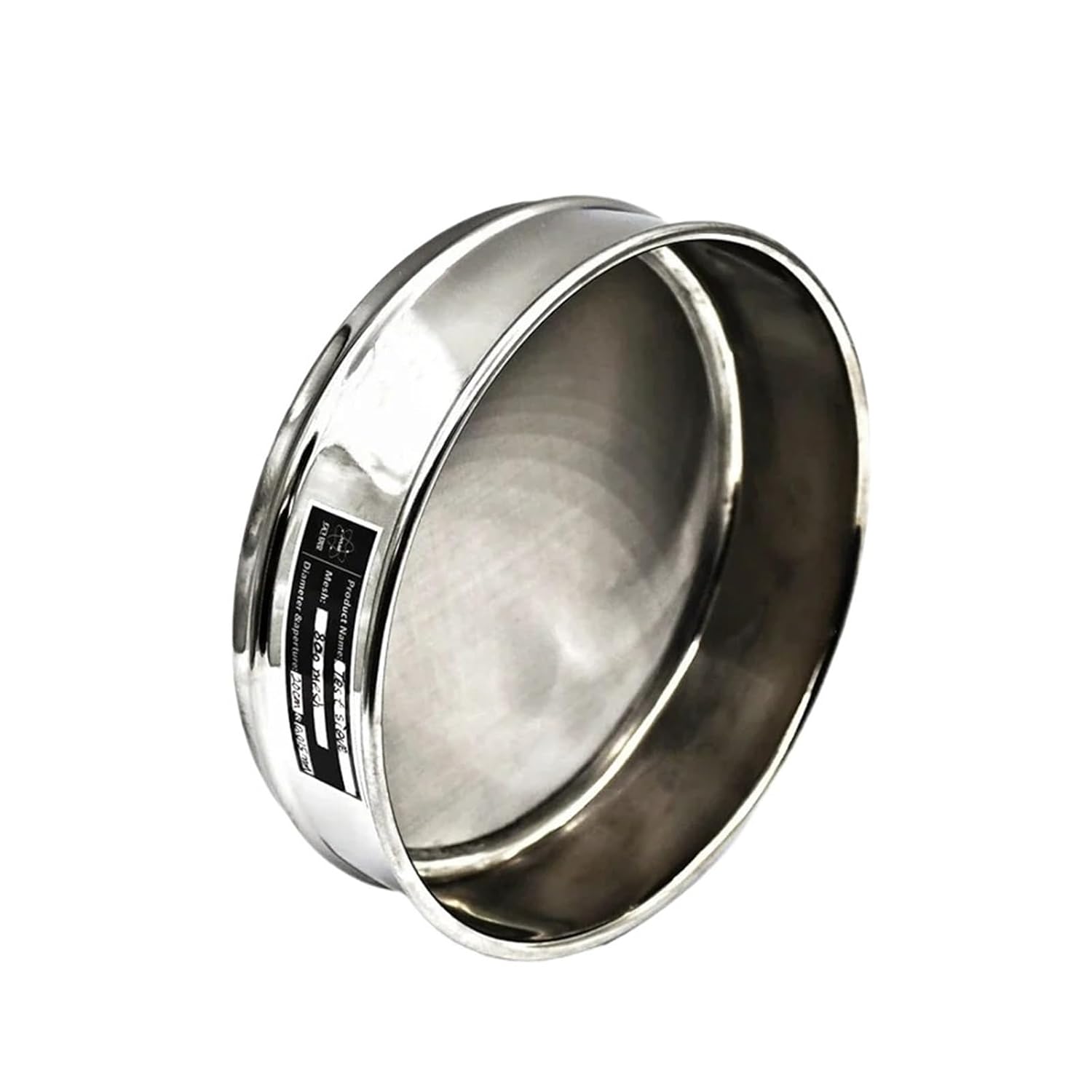 Analysis Sieve Lab Test Sieve Sampling Inspection Pharmacopeia Standard Sieve All Stainless Steel Diam.20cm 800 Mesh / 0.015mm