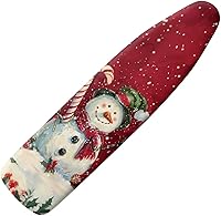 Vista 44 de Funda para tabla de planchar con diseño de estrella de mar de playa, resistente a los abrasadores, extra ancha, cubierta para tabla de planchar