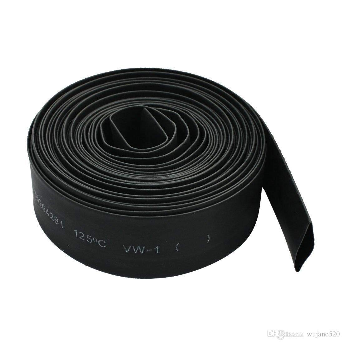 Black Heat Shrink Tube - 2 Meter Cable Sleeve -7