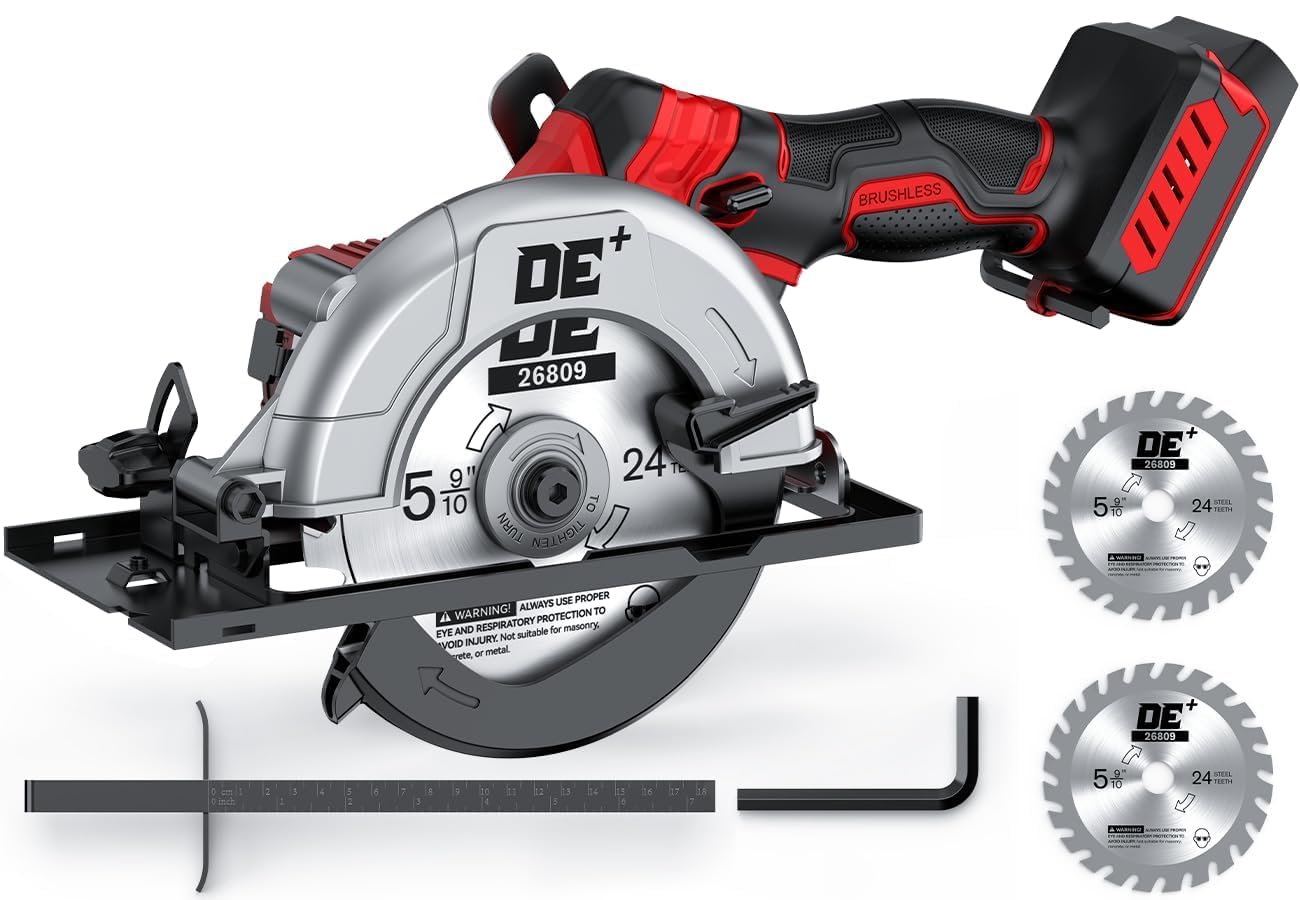 APEXPOWER Brushless Cordless Circular Saw