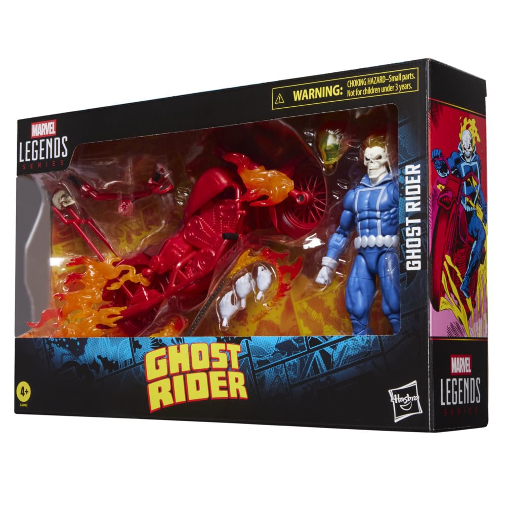 Marvel Seria Legends Ghost Avenger Johnny Blaze kolekcjonerska figurka w skali 15 cm inspirowana komiksem motocyklowym