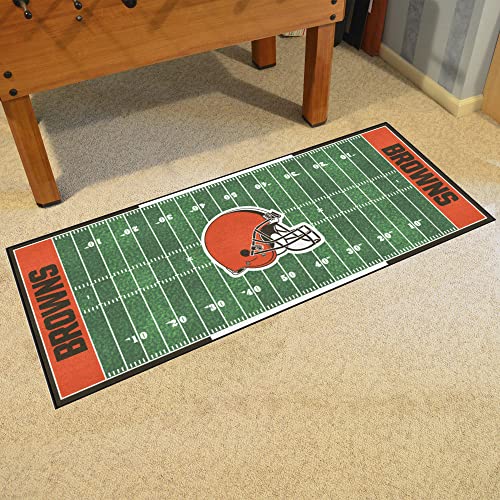 Fanmats 7654 Cleveland Browns Field Runner Rug - 30In. X 72In. #TOP1