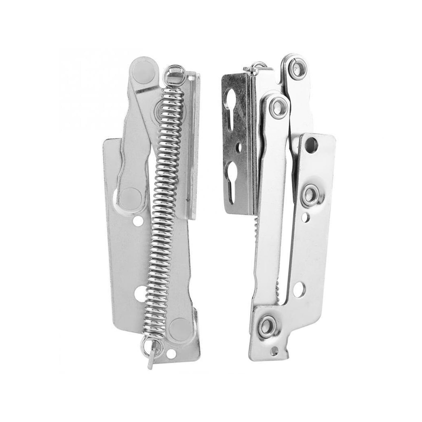2Pcs Steel Spring Door Hinges, Lift Up Hinge, for Cabinet Cupboard Closet Wardrobe Hinge, Furniture Hardware Accessories.