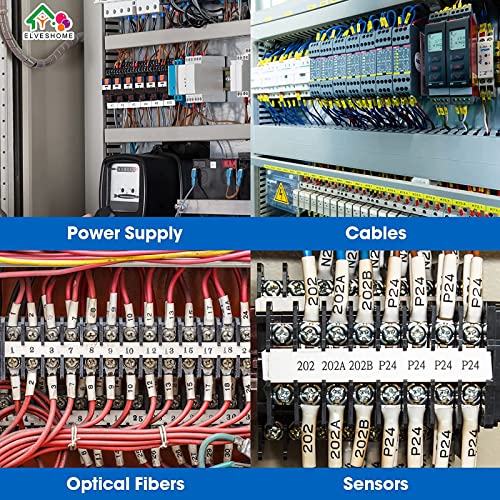 ElvesHome Blocos de Terminais 12 Posições 62 Peças Conjunto, Bloco de Terminais de Parafuso com Cone
