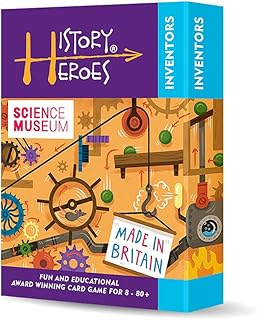 History Heroes: INVENTORS - STEM Quiz Card Game for Kids, Adults, Game Night - Family Friendly Party Game About Inventors & Science - Fun & Educational Conversation Game