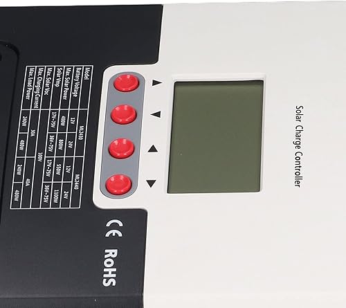 Miniatura 9 de Tgoon Solar Charge Controller, Solar Panel Charge Regulator 12V 24V High Energy Conversion Parameters Settable LCD Display for Household