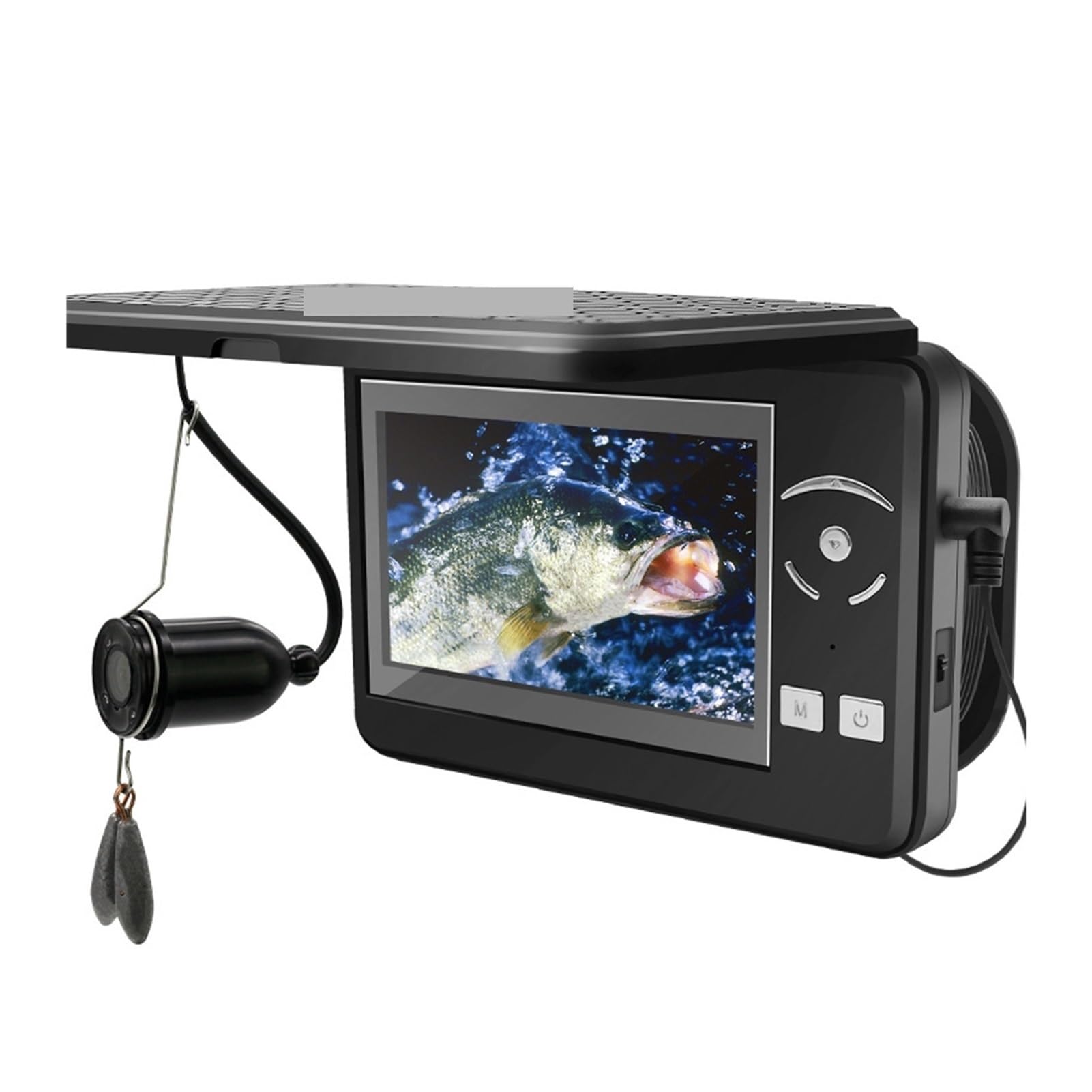 Buscador de Peces, Cámara de Pesca submarina portátil, Impermeable, con videocámara DVR y Pantalla LCD 4,3 Pulgadas for en Barco Lagos Helados(No DVR)