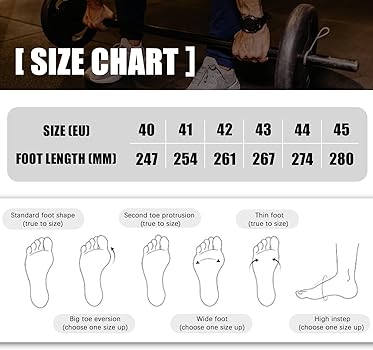 Zapatos Deportivos Peso Muerto Hombre,Zapatos Peso Muerto Fitness,Calzado Deadlift,CóModo De Llevar,Resistentes Al Desgaste,con Puntera Ancha,para Gimnasio Interior,40-45EU1
