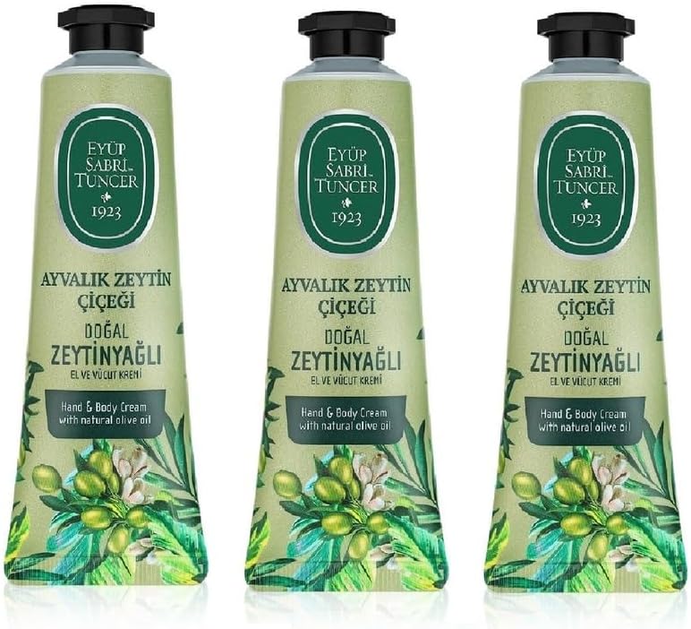 Eyüp Sabri Tuncer 3'lü 50 ml Ayvalık Zeytin Çiçeği El Ve Vücut Kremi