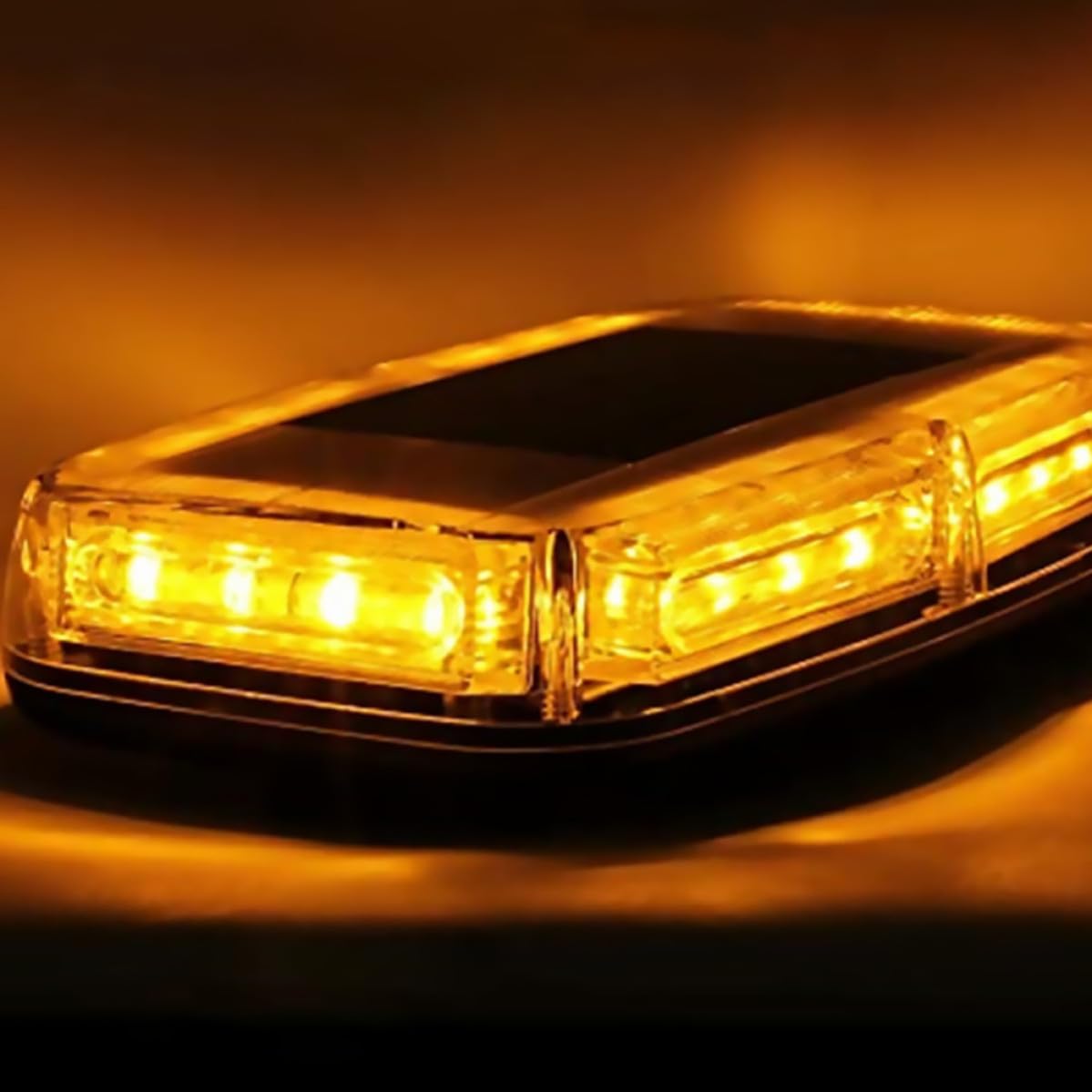 Luz de Emergencia para Coche LED 24 Leds, Baliza Intermitente de Advertencia, Material Abs, Alto Rendimiento Eléctrico para Vehículos y Camiones en Niebla y Lluvia