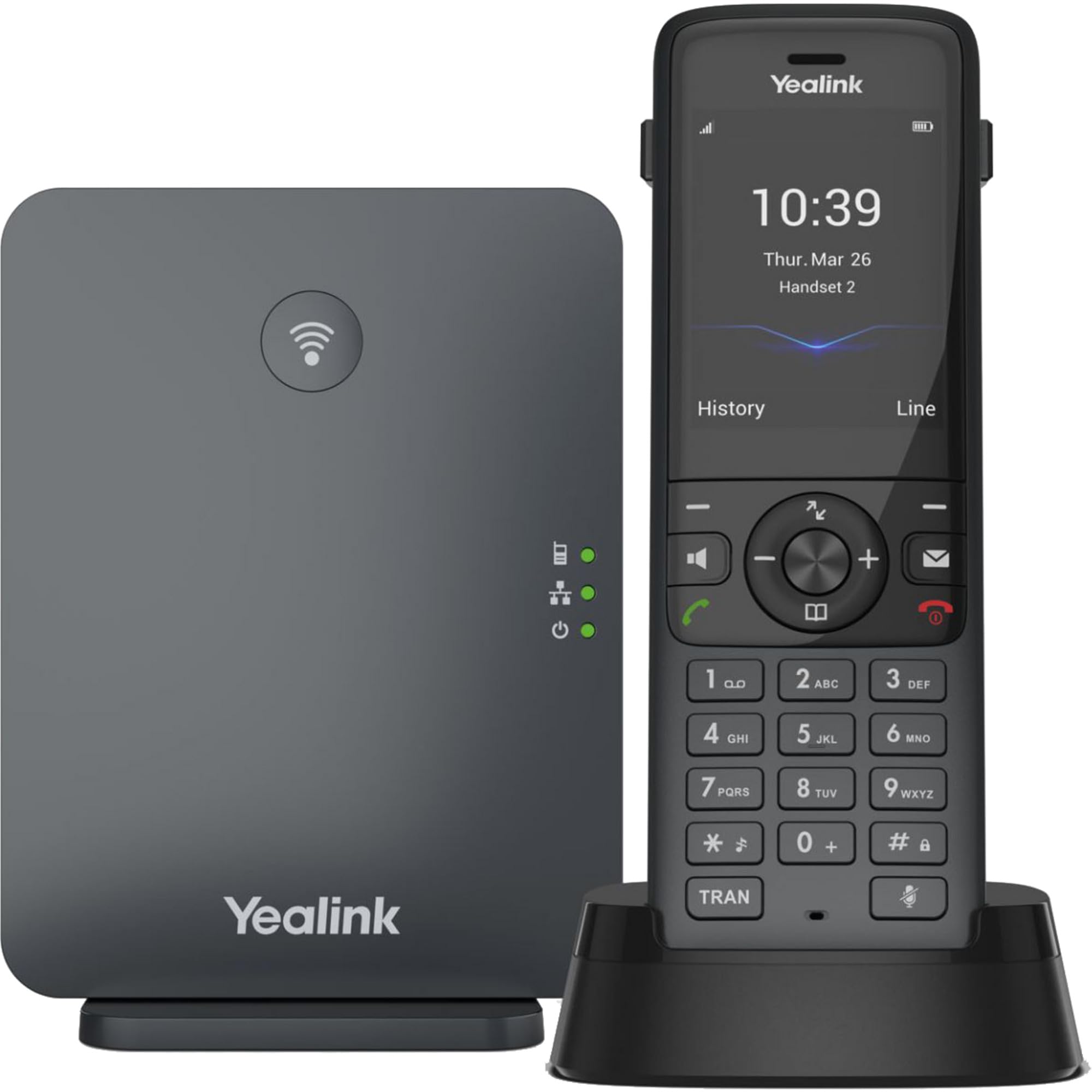 Yealink DECT Telefon W78P schwarz